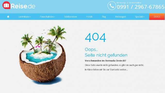 reise.de hat ne Insel in ner Kokusnuss
